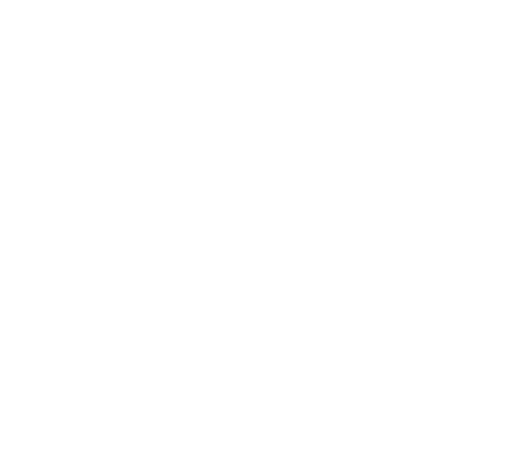 White outline of The Plaza Assisted Living bird of paradise logo.