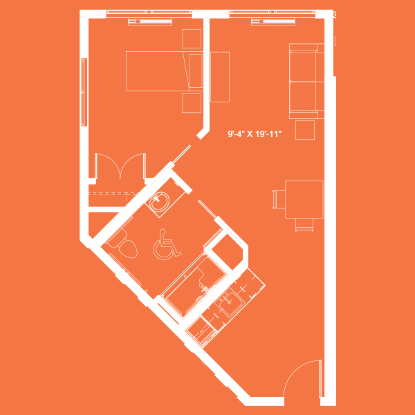 The Plaza at Kaneohe - Independent Living: 1 Bedroom Apartment