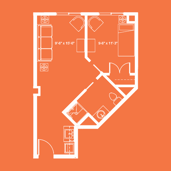 The Plaza at Moanalua - Independent Living: 1 Bedroom Apartment